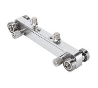Delaman Guitar Nut Sander, Adjustable Bridge Saddle Grinding Tool, Luthier Tool for Bass Guitar, Silver Accory for Precision Sanding and Shaping