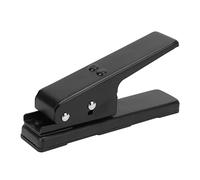 Delaman Guitar Pick Maker, Black Portable Guitar Pick Punch Cutter with Pickup Strip, Sheet, Sand Paper for DIY Guitar Picks, Easy to Use, Compact Design