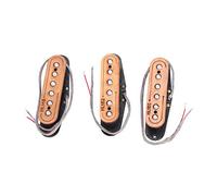 Delaman Guitar Pickup Electric Guitar Pickup, Double Coil Pickup with 6 String Magnetic Column, Guitar Parts for Musical Instruments, Black Finish
