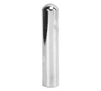 Delaman Guitar Slide Bar, Stainl Steel Cylindrical Slider, Solid Guitar Slider for Musical Instruments, Playing Accories, Silver