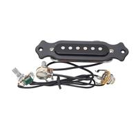 Delaman Guitar Soundhole Pickup Set, Pre Wired 6 String with Volume and Tone for Acoustic Guitars, Easy Installation, Enhanced Sound Quality