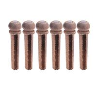 Delaman Guitar String Tuning Pegs, 6 Right Machine Heads with Oval Button, ed Tuning Keys for Electric or Acoustic Guitar, Chrome Silver Finish, 6 Pieces Set