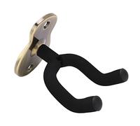 Delaman Guitar Wall Mount Hanger Hook Holder, Metal Universal for Ukulele Violin, Studio Room, Champagne Gold, Musical Instrument Accories, Suitable for Various Instruments