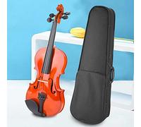Delaman Handmade Violin Handmade Acoustic Violin 1/4 Size, Includes Bow, Rosin, and Bag, Musical Instrument Accories for Beginners and Students
