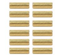 Delaman Headstock String Retainer Tension Bar for Electric Guitar Replacement, 52mm Silver, Metal Tailpiece Bridge with Screws, Golden, Zinc Alloy Locking Nut for Headl Electric Bass