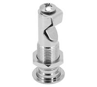 Delaman Long Knurled Potentiometer Guitar Potentiometer, 5 Pcs Long Knurled Split Shaft Metal Potentiometers, Replacement Parts for Electric Guitars, 24 mm Shaft Length, Standard Size