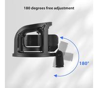 Delaman microphoneshockmount Mini Karaoke Machine Wirel Microphone and Speaker Set, Portable Karaoke Speaker with LED Color Light, Includes 2 Handheld Mics, Shock Mount, Ideal for Parties and