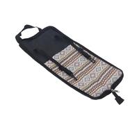 Delaman Musical Drum Stick Bag, Waterproof Large Capacity Portable Storage Case with Hooks, Breathable Hanging Drumstick Holder Bag for Musicians and Drummers