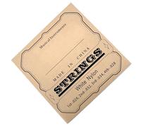 Delaman Nylon Strings Ukulele Strings, 4 Pcs Clear Nylon Replacement Strings for 23in and 26in Ukulele, Profional Sound Quality, Suitable for All Skill Levels