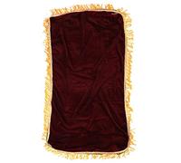 Delaman Pleuche Anti-Dust Decorated Keyboard Cover for 61/88 Key Electronic Piano, Burgundy 61 Key, Piano Antidust Cover, Material, Fits Standard Size