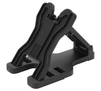Delaman Portable Guitars Floor Portable Foldable Guitar Stand, Compact A-Frame Holder for Guitars, Black Plastic Floor Stand, Lightweight and Easy to Store