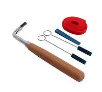 Delaman Profional Piano Tuner Kit Profional Piano Tuner Kit, 6 Pcs Complete Tools with Mute Tools for Beginner and Profional, Piano Tuning Supplies, Easy to Use, M02621