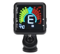 Delaman Rechargeable Tuner Metronome Tuner Clip-On, Rechargeable 2 in 1 Multifunctional Tuning Device for String Instruments, Electronic Tuner and Metronome Combination