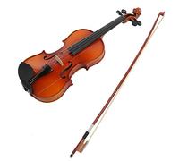 Delaman Solid Wood Violin 4/4 Solid Wood Violin, Beginner String Instrument Playing Kit, Ideal for Learning, Includes Bow and Case, Suitable for All Ages