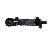 Delaman Violin Shoulder Rest 3/4 to 4/4, Adjustable Universal Shoulder Rest for Practice and Performance, Carbon Fiber Style, Foam Padding, Violin Accory