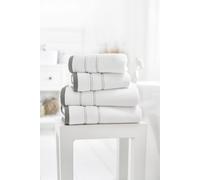 Delamere Luxury Zero Twist Cotton Towels 600 GSM Ultra Soft High Absorbent Spa Quality Lobster Creek Silver Bath Sheet