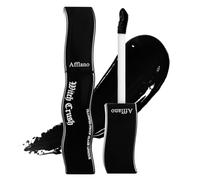 DE'LANCI Black Gothic Lip Gloss Durable, Waterproof and Non-Sticky, Moisturising, Highly Pigmented Vegan Lip Gloss for Eye-catching Cosplay, Vampire and Halloween Make-Up #04