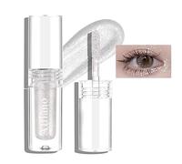 DE'LANCI Diamond Glitter Liquid Eye Shadow, White Sparkling Sequins, Intense and Luminous Metallic Shine, Long Lasting Shiny and Waterproof