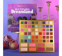 DE'LANCI Professional Eyeshadow Palette, Elephant Professional Makeup, 62 Eyeshadow Palette + 4 Blushes + 2 Highlighters + 2 Contour Palette, Multichrome Eyeshadow Ideal for Makeup Beginners