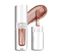 DE'LANCI Sexy Bronze Eye Shadow Glitter Liquid,Länger anhaltender Glitter-Lidschatten, der nicht abfällt, wasserdicht und schweißfest, flüssiger Lidschatten, flüssiger Lidschatten für reife Haut
