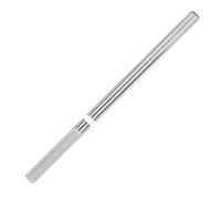 Delanie 3/32" Small Cylinder Bit, Carbide Nail Drill Bit for Professional Nail Tech, R-Cut Head Mini Slender Barrel Bit for Preparing Nail Surface and Cuticle Work - 3X Fine Grit