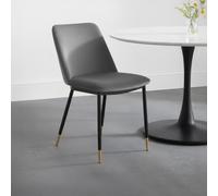 Delaunay Dining Chair - Set of 2 - Grey Fabric