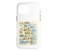Delaware, DE USA, Maps Icons, Dover, Case for iPhone 16 Pro Max
