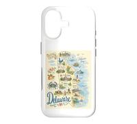 Delaware, DE USA, Maps Icons, Dover, Case for iPhone 17