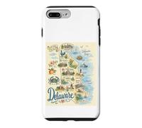 Delaware, DE USA, Maps Icons, Dover, Case for iPhone 7 Plus/8 Plus