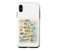 Delaware, DE USA, Maps Icons, Dover, Case for iPhone XS Max