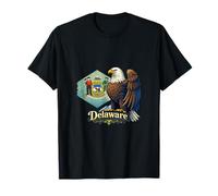 Delaware Eagle State Heritage Vintage T-Shirt
