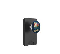 Delaware Egret Vintage Coastal Wildlife Sunset Scene PopSockets PopWallet for MagSafe