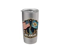 Delaware Flies It First and Proud Stainless Steel Insulated Tumbler