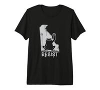 Delaware Resist Frog Protest No Kings Day Premium T-Shirt