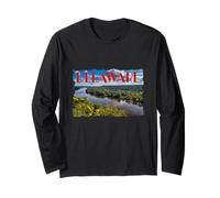 Delaware River The First State Pride History Buff Vintage Long Sleeve T-Shirt
