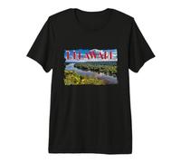 Delaware River The First State Pride History Buff Vintage Premium T-Shirt