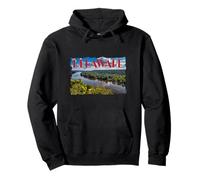 Delaware River The First State Pride History Buff Vintage Pullover Hoodie