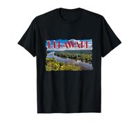 Delaware River The First State Pride History Buff Vintage T-Shirt