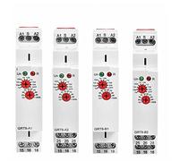 Delay On Delay Off Timer Relay Electronic Type 16A AC230V OR AC/DC12-240V 1Pcs Automatic switch (Color : Grt8-b2-acdc12-240v)