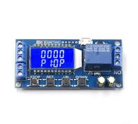 Delay Relay Module with Real Time LCD for 6V 30V Operation and Independent OP CL LOP Parameter Setup