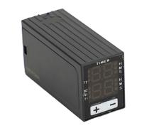 Delay Time Relay, Digital Timer Relay with LED Display, 0.1S-99H Range, 24V DC Cycle Timer Relay with High Temperature Resistant PC Housing for Lighting HVAC Irrigation