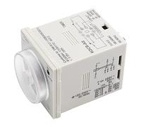 Delay Timer Relay 1.2 Second to 300 Hours Adjustable Knob Control Time Relay 8 Pins AC220V 2NC Output for Automated Control Circuit