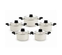 Delcasa 5Pc Non-Stick Pressed Aluminium Casserole Induction Cookware Set