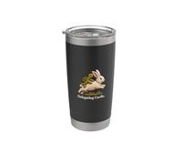 Delegating Cardio Funny Turtle Bunny Cottagecore Stainless Steel Insulated Tumbler