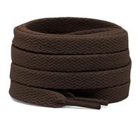 DELELE 2 Pairs 55.12 inches Super Quality 24 Colours Flat Shoe Laces 5/16 inches Wide Shoelaces for Athletic Running Sneakers Shoes Boot Strings Brown