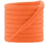 DELELE 2 Pairs of Oval Shoes Laces Half Round 1/4 Inch Athletic Shoelaces Shoe Strings Fluorescent Orange -59 Inch