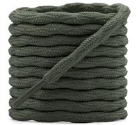 DELELE 2 Pairs Round Wave Non Slip Outdoor Mountaineering Climbing Shoe Laces String Rope Dark Green Hiking Shoelaces Men Women Shoestrings 55.12 Inches