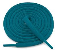 DELELE Oval Shoe Laces for Sneakers: Half Round Athletic Shoelaces 2 Pairs, 11 Lake Blue, 55 Inch (140cm)