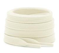 DELELE Solid Flat Shoe Laces: Hollow Thick Shoelaces for Sneakers 2 Pair, 27 Beige, 24 inch (60CM)