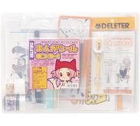 DELETER Manga tool Deluxe Art Kit, Unisex, A4 size, 10 years and up, Includes Tonhera, Tone Knife, Neopiko lines, Brush, Cutting Mat, Comics Technique Vol.5, Manga Drawing Kit
